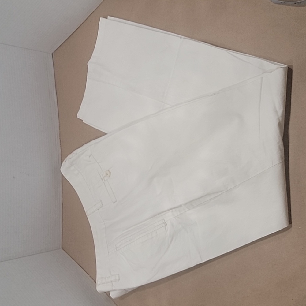 Hilfiger, Size 8, Lightweight Cream Colored Summer Pants, Wide Leg, EUC.